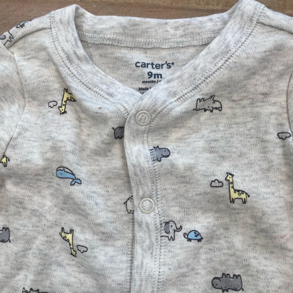 Baby boy bundle of 5 onesie footies Nwt baby clothes lot - Picture 9 of 15